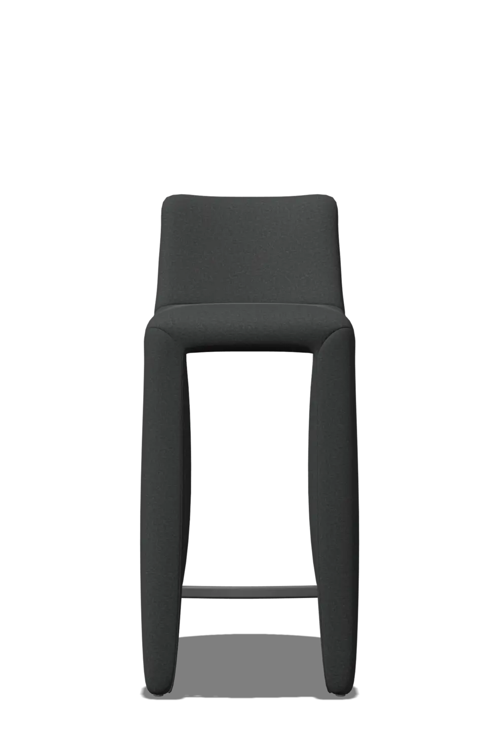 Monster Bar Stool Naked High grey front side